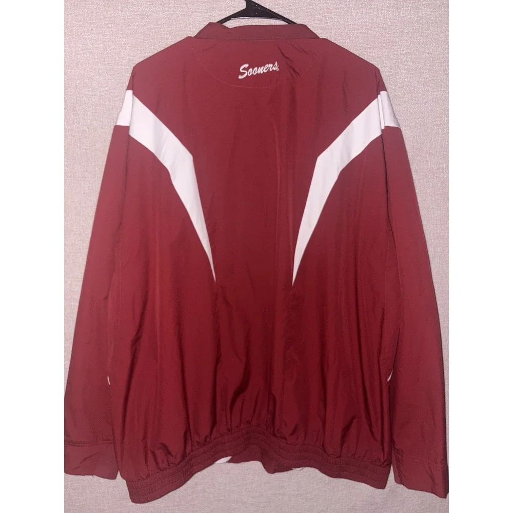 Crimson Red Nike Fit Storm OU Oklahoma Sooners Pullover Jacket Men's XXL Large